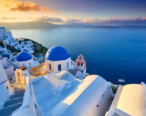 Three Blue Domes, Santorini - MySantoriniguide.com